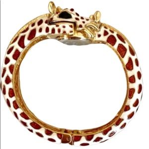 Kenneth Jay Lane Vintage Giraffe Watch Bracelet